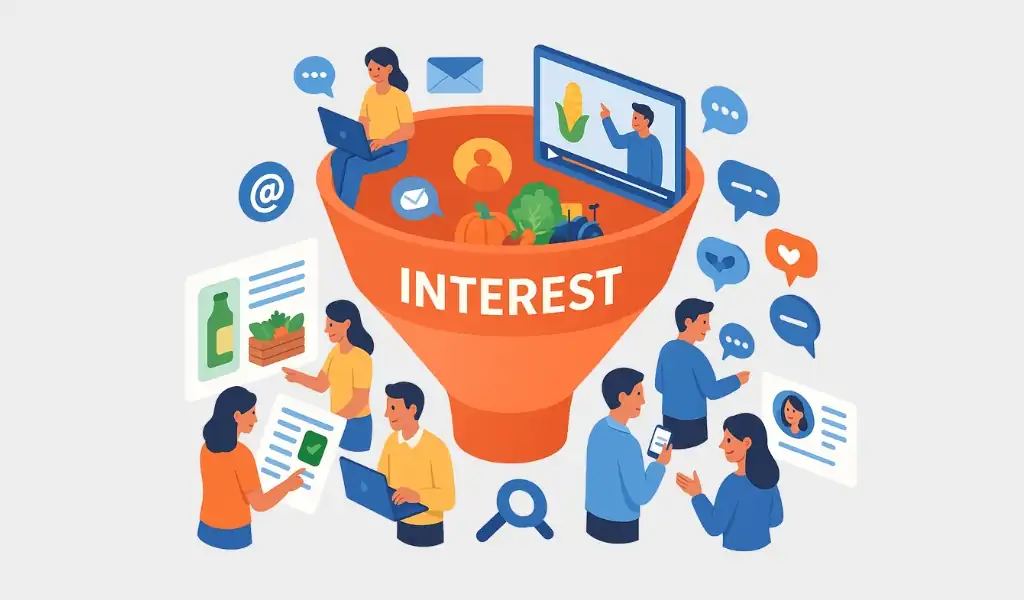 علاقه (Interest): مرحله جذب و ایجاد انگیزه برای بررسی بیشتر