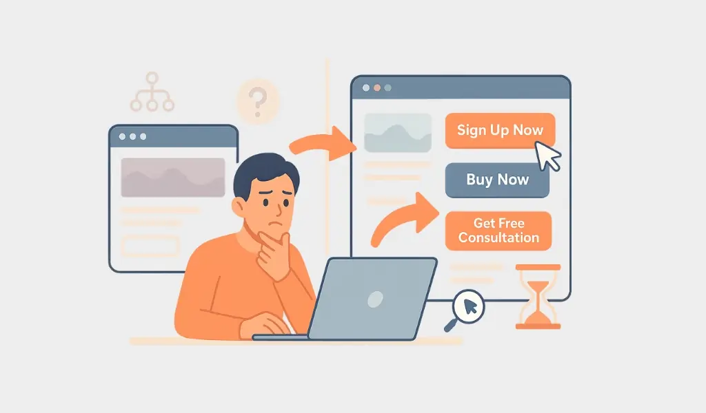 داشتن تماس موثر برای اقدام (CTA)