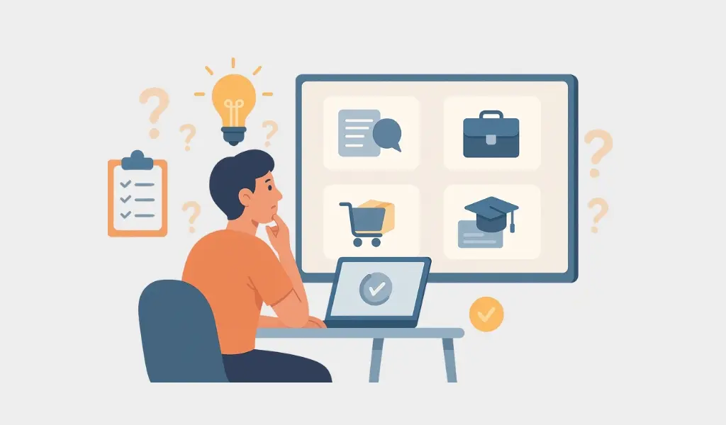 هدف و نوع وبسایت خود را مشخص کنید
