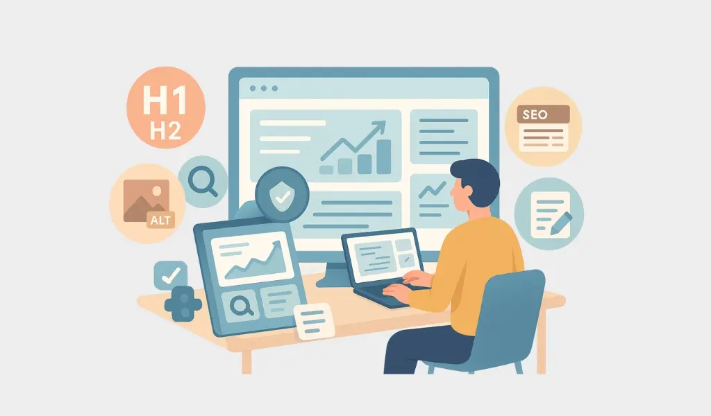 یادگیری نکات پایه سئو و تولید محتوا