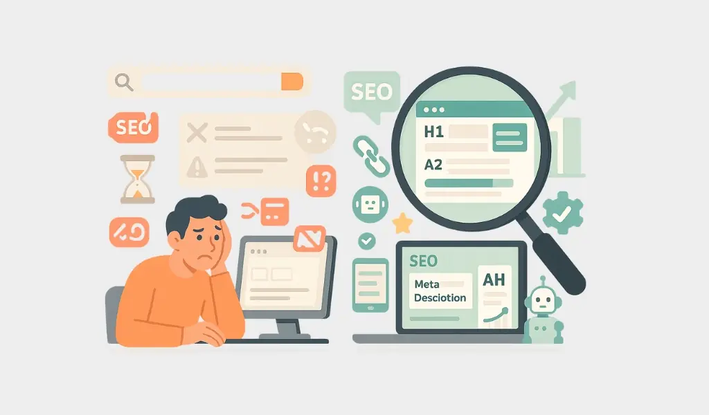نادیده گرفتن بهینهسازی برای موتورهای جستجو (SEO)