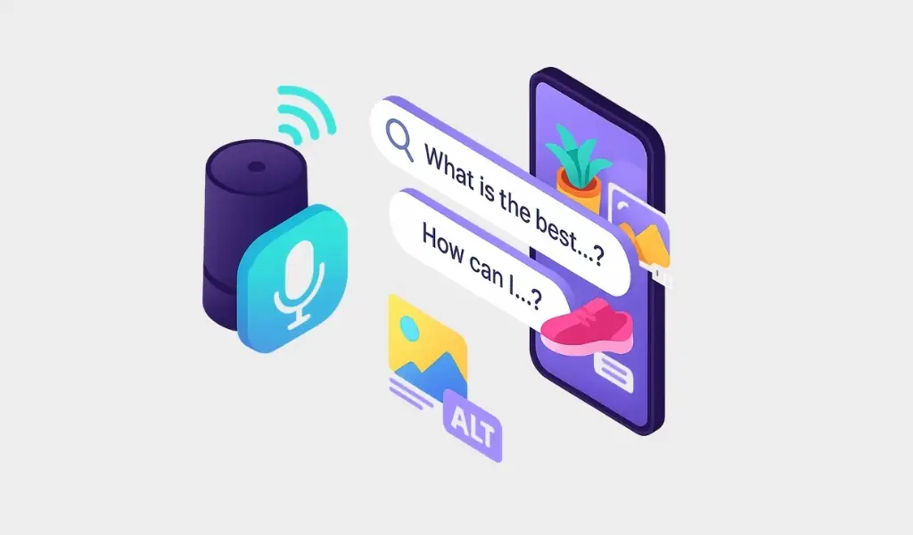 جستجوی صوتی و تصویری (Voice & Visual Search)